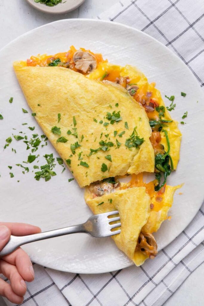 veggie omlette recipe